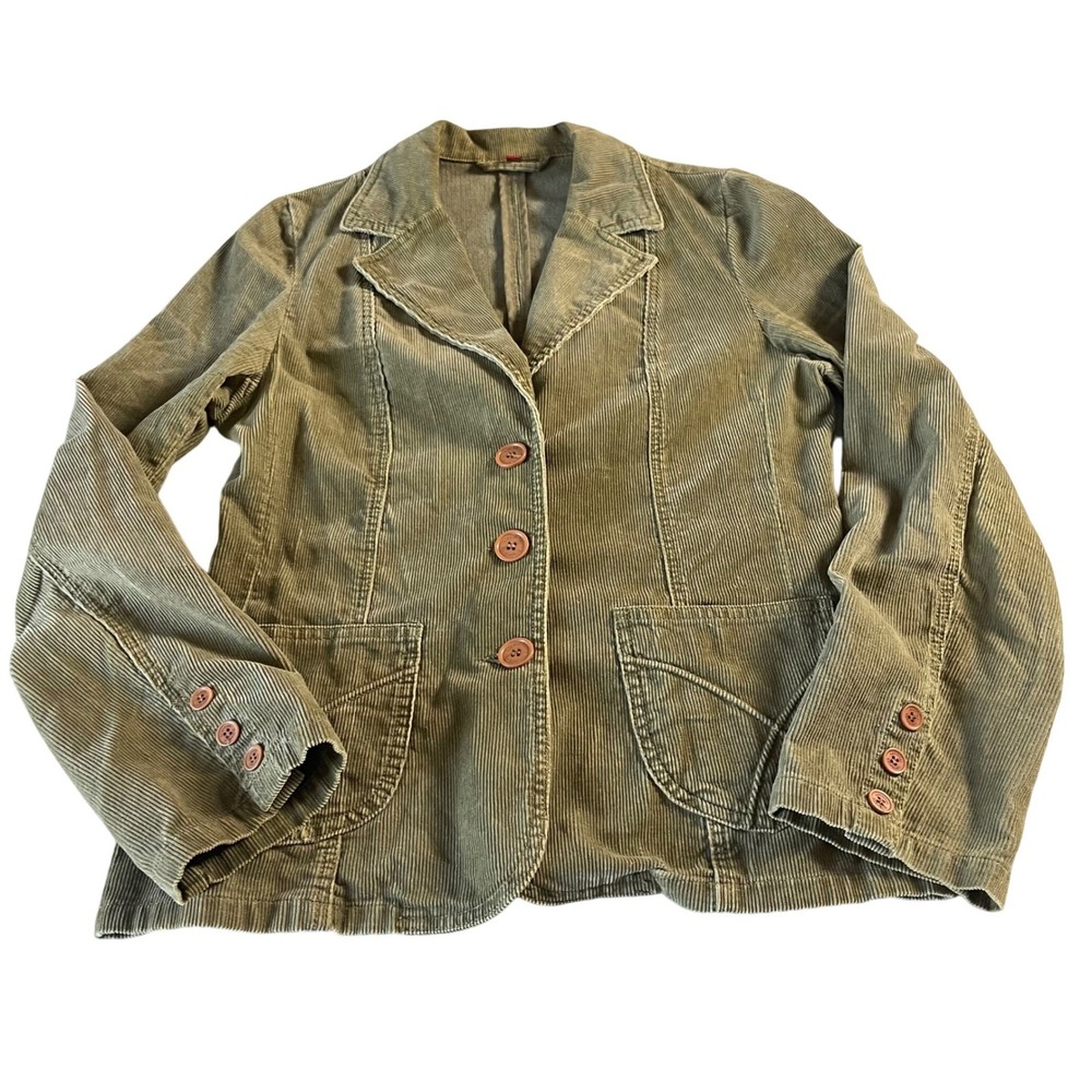 VTG American Exchange Brown Corduroy Blazer L Western Academia Fall Jacket